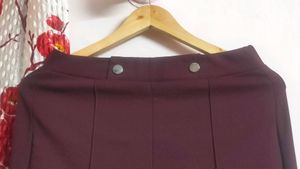 Purple Coloured Flared Pants