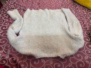 White Fur Sweater
