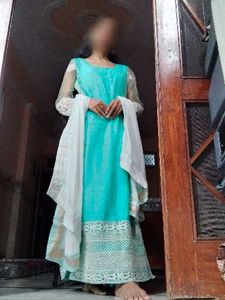 Elegant Turquoise kurti