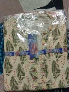 Sparkly Blue Embroidered Kurta