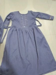 Girls&#39; Periwinkle Dress &amp; Pants Set
