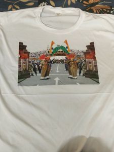 Unisex T-shirt Wagah Border Print 4K Quality