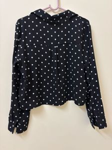 Polka Dot Crop Top