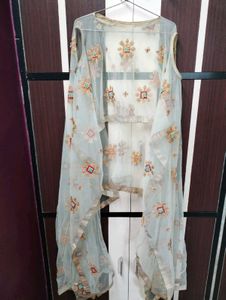 Elegant Mint Green Lehenga Choli