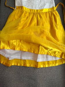 Cute Yellow Lace Dress