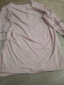 Pink Graphic Print Tee