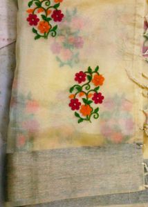 Floral Embroidered Sareee