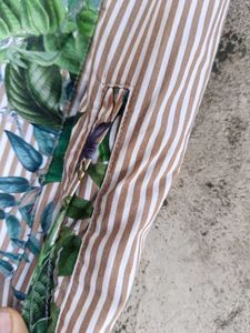 Zara Floral Striped Palazzo