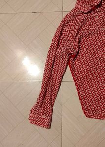 Red Patterned Shirt