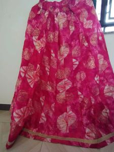 Pink Floral Ethnic Skirt🌸