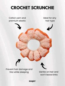 Handmade Crochet Scrunchies