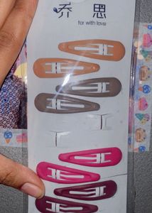 Colorful Hair Clips - New