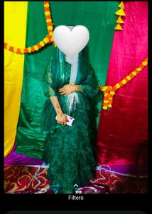 Emerald Green Ethnic Gown