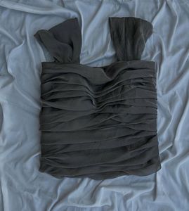 Ruched Detail Corset Top