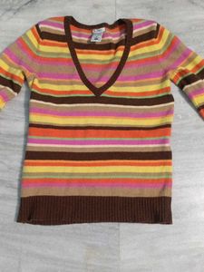 Striped Knit Sweater