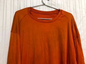 Orange Long Sleeve T Shirt