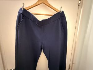 stretchable flared indigo boot cut pants