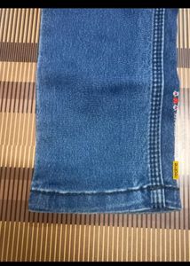 Blue Slim Fit High-waisted Jeans