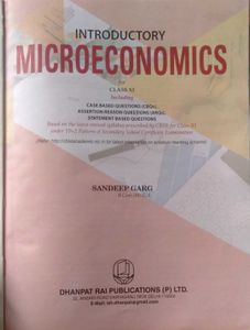 Class 11th Microeconomics By Sandeep Garg
