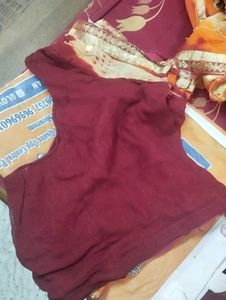 Elegant Ethnic Saree . gadhchola and zari Mirror w