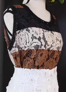 Sequin Neck Lace Top