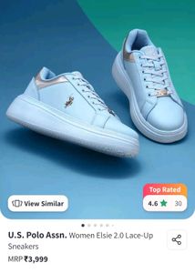 U.S. Polo Assn. Light Blue Platform Sneakers