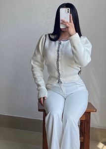 Korean Elegant Cream Cardigan❤️