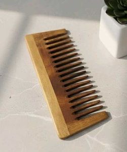 Wide Wooden Hair Comb