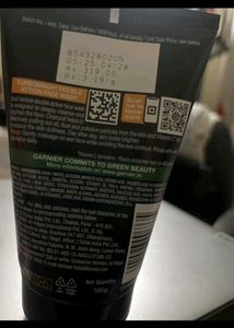 Garnier Men TurboBright Face Wash