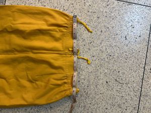 Yellow High Waist skirt