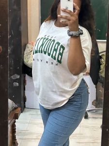 White Aesthetic Tshirt Oversized