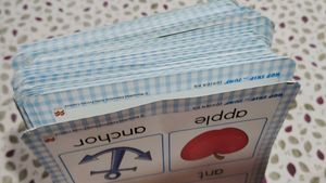 Kids A to Z With Pictures N Basic Words Cards