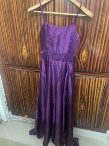 Elegant Purple Ethnic Gown