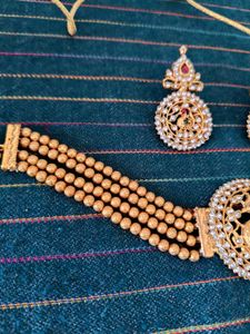Peacock Design Choker Set
