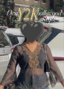 Y2k Assymetrical corset vintage kurti 🫶🏻