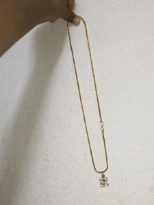 Ohm Gold Plated Chain