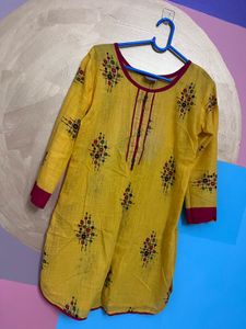 Yellow Floral Summer Dress