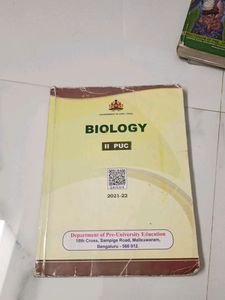 Biology 2nd Puc Book