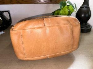 COACH Legacy Ergo camel leather hobo shoulder bag