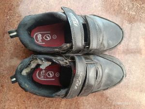 Unisex  Black School Shoes