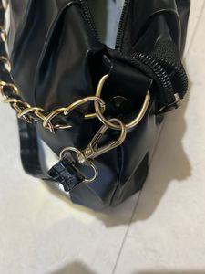 Black Chain Shoulder/sling Bag