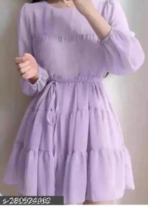 Lavender Tiered Dress