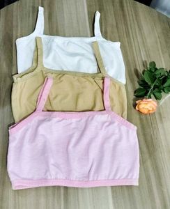 3-Pack Bra Strap Tanks 🌸