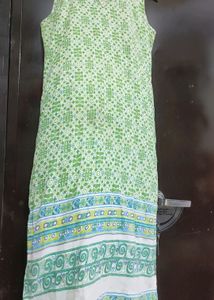 Green Printed Kurti For Girl Or Woman 36 Bust