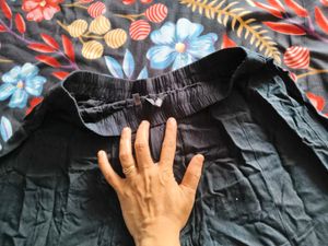 Ethnic Black flared  palazzo pant..