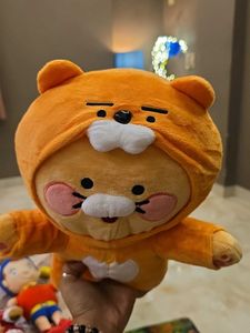 Adorable Orange Bear Plushie