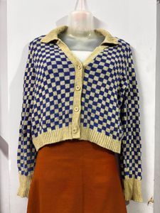 Yellow Knit Cardigan