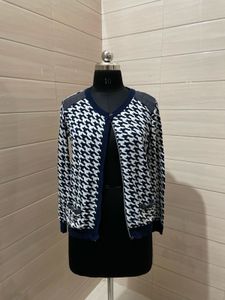 Houndstooth Cardigan