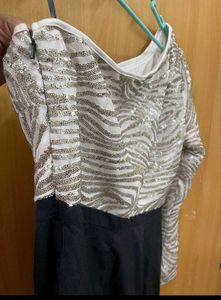 Kazo Sequin One-Shoulder Jumpsuit