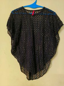Black Net Top
